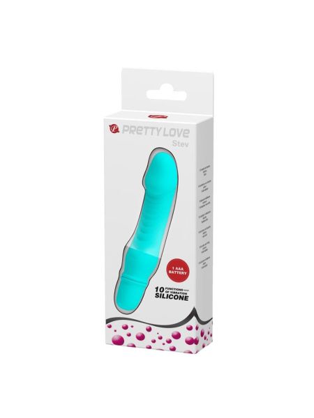 Klasyczny mały wibrator sex analny waginalny 13cm - 8
