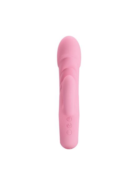 Wibrator królik stymulacja łechtaczki USB 15cm 7 trybów różowy - 3