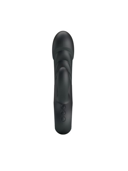 Wibrator królik stymulacja łechtaczki USB 15cm 7 trybów czarny - 4