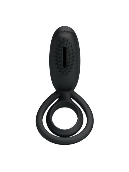 Pierścień na penisa i jądra wibrująca sex wypustka - 3