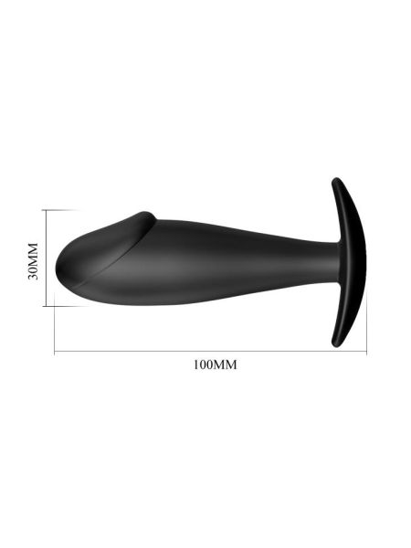 Korek analny plug realistyczny do noszenia 10cm - 5