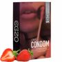 Prezerwatywy smakowe EGZO Oral TRUSKAWKA 3szt - 3