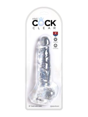 King Cock 8 Inch Cock w Balls - image 2