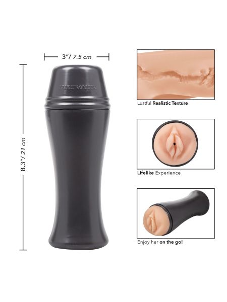 Masturbator sztuczna sex cipka pochwa kompaktowy - 8