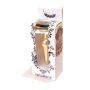 Stalowy korek analny złoty metalowy kryształ 9cm zielony - 10