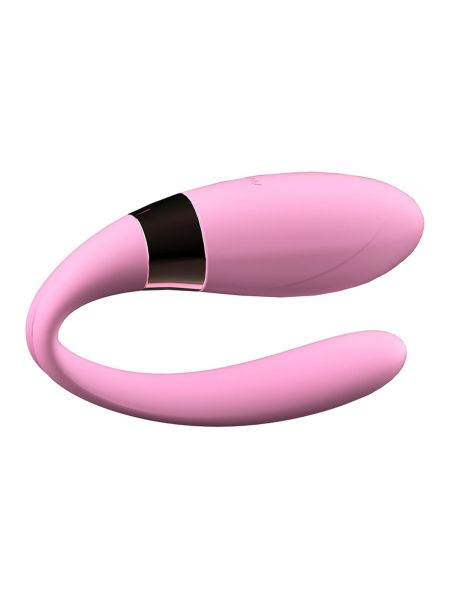 Wibrator dla par masażer łechtaczki punkt G pilot USB różowy - 9