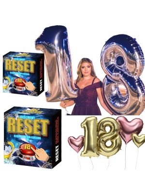 Urodzinowy Reset 18 gra imprezowa alkoholowa karty - image 2