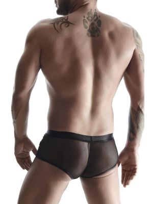 Męskie szorty z wetlooka i elastycznej siatki XL - image 2