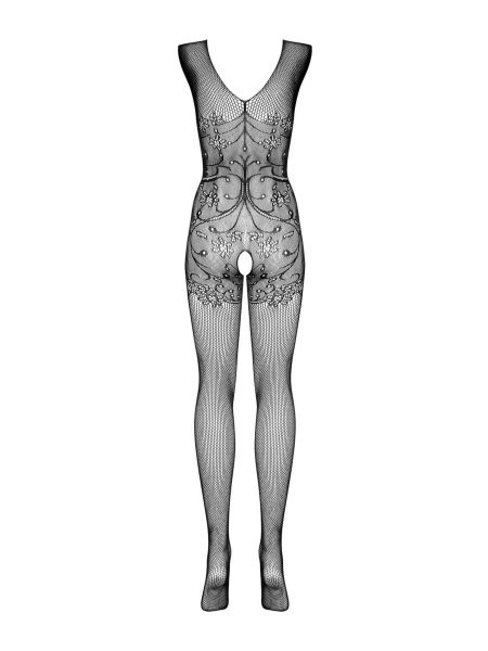 Prześwitujące bodystocking otwarty krok F234 S/M/L - 6