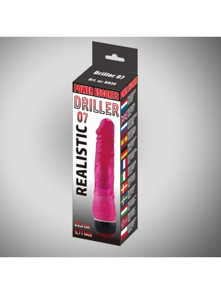Realistyczny sex wibrator jak penis mocny 21cm - 3