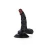 Rocket john 6,7 inch black realistic dildo 6,7 inch / 17,00 cm - 2