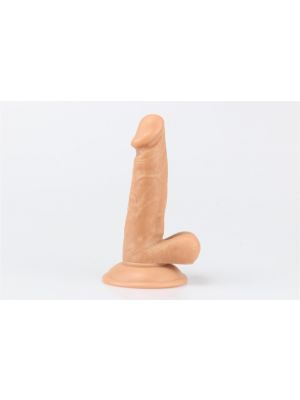 Dildo realistyczne prawdziwy penis przyssawka 17 cm - image 2