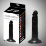 Rocket john 7,5 inch black realistic dildo 7,5 inch / 19 cm - 5