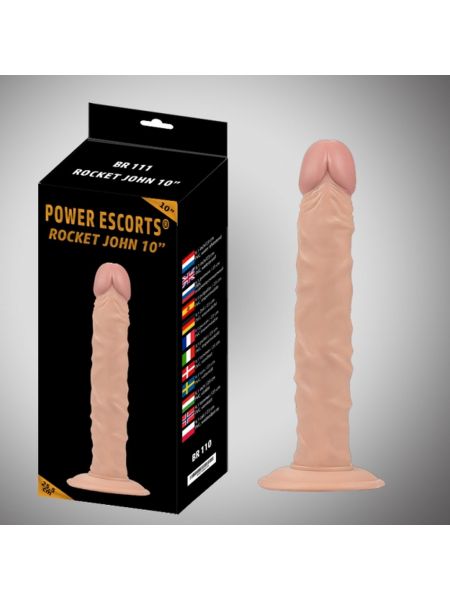 Duże realistyczne dildo penis z przyssawką 25cm - 6