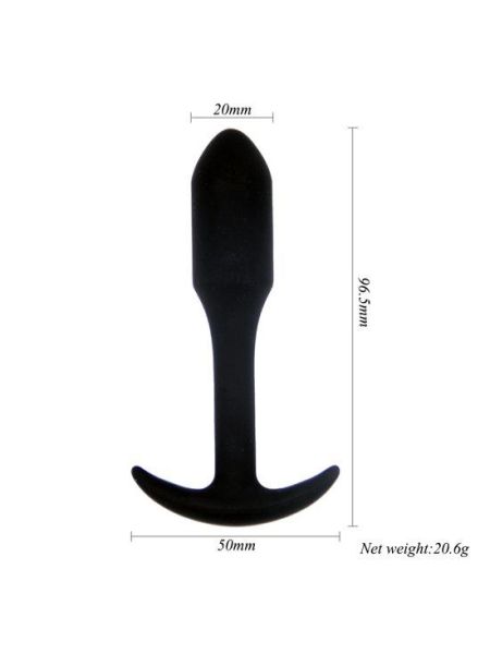 Korek analny dla początkujących mały sex plug 9cm - 5