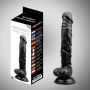 Rocket john black dildo 9,8 inch 25 cm - 3