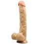 Długie duże dildo z przyssawką realistyczne 21cm - 3