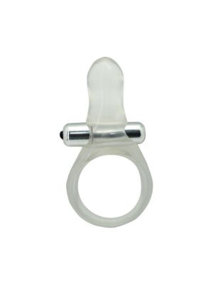 Pierścień na penisa z wibrującym stymulatorem łechtaczki - image 2