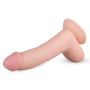 Realistyczne naturalne dildo penis z jądrami 22cm - 5