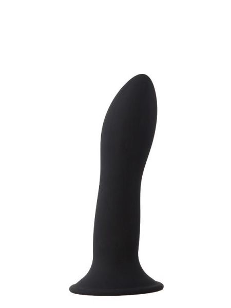 Silikonowe dildo czarne penetracja anusa i waginy - 5