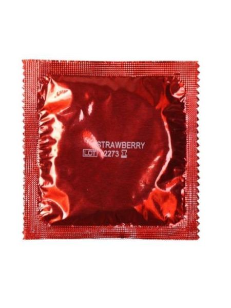 Prezerwatywy smakowe Amor STRAWBERRY 50szt trusk - 2