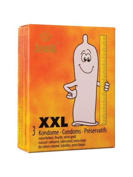 Prezerwatywy na dużego penisa Amor XXL 3szt